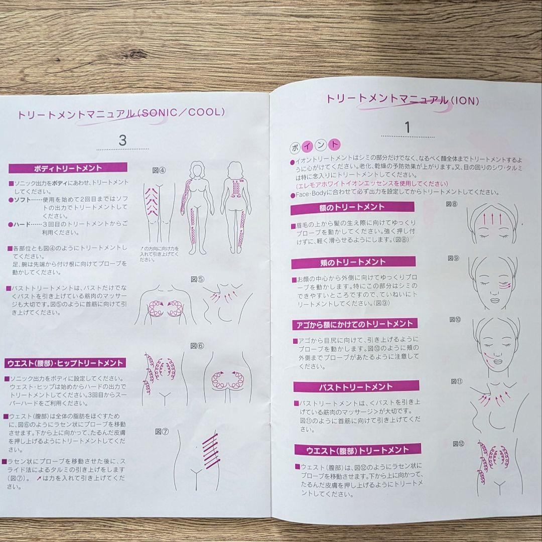 全身　エステサロン業務用美顔器 ☆エレモアパルフェ☆ イオン導入 超音波　美品