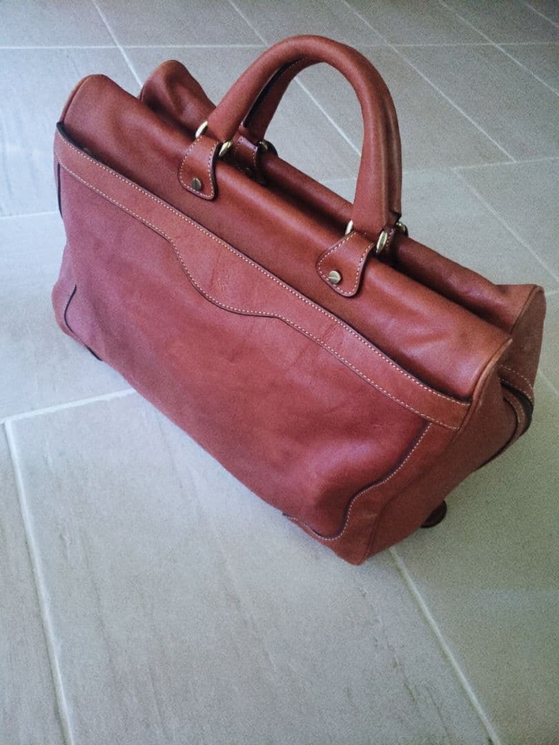 ★美品★　INDEED　インディード　レザー　ボストンバッグ　OPTIMA