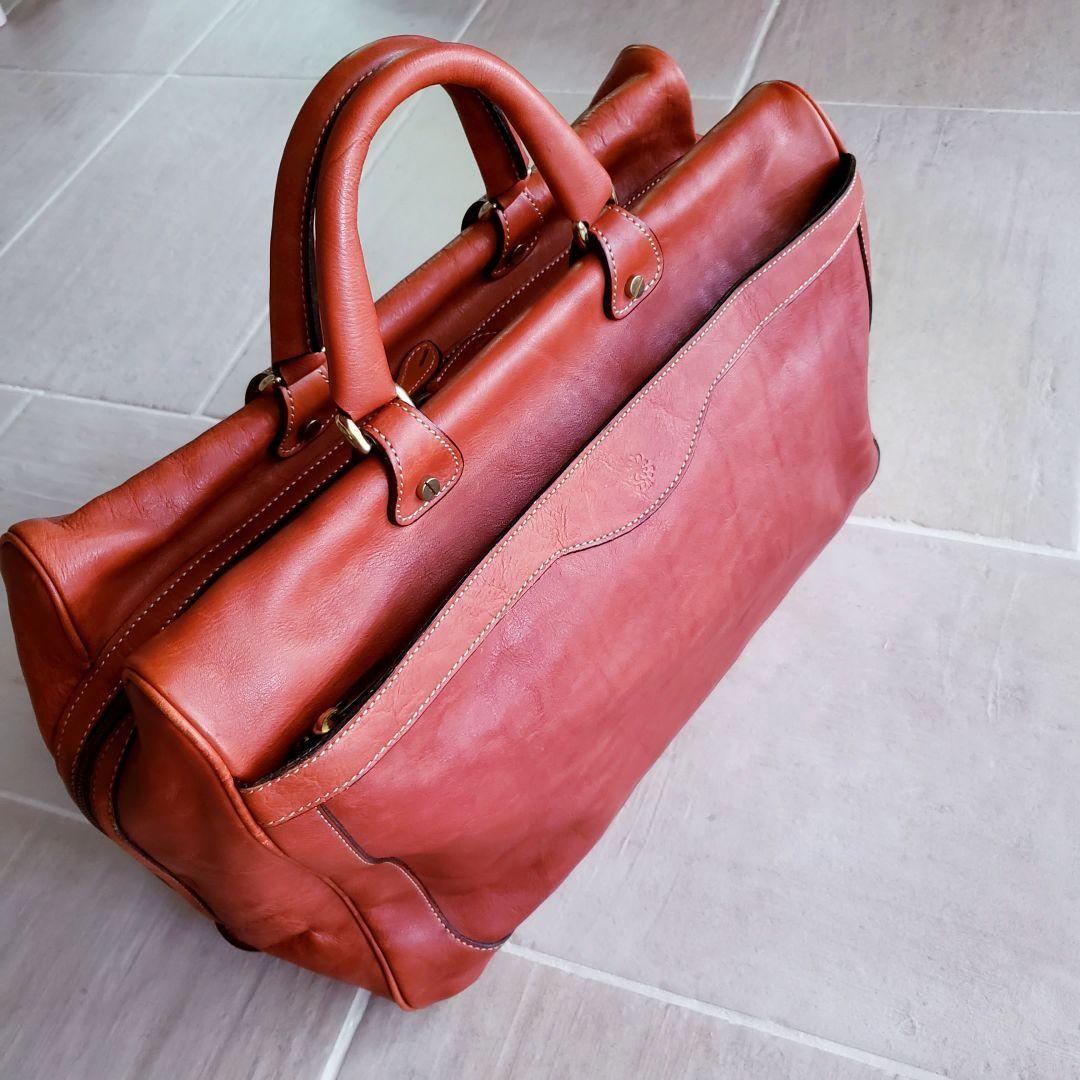 ★美品★　INDEED　インディード　レザー　ボストンバッグ　OPTIMA