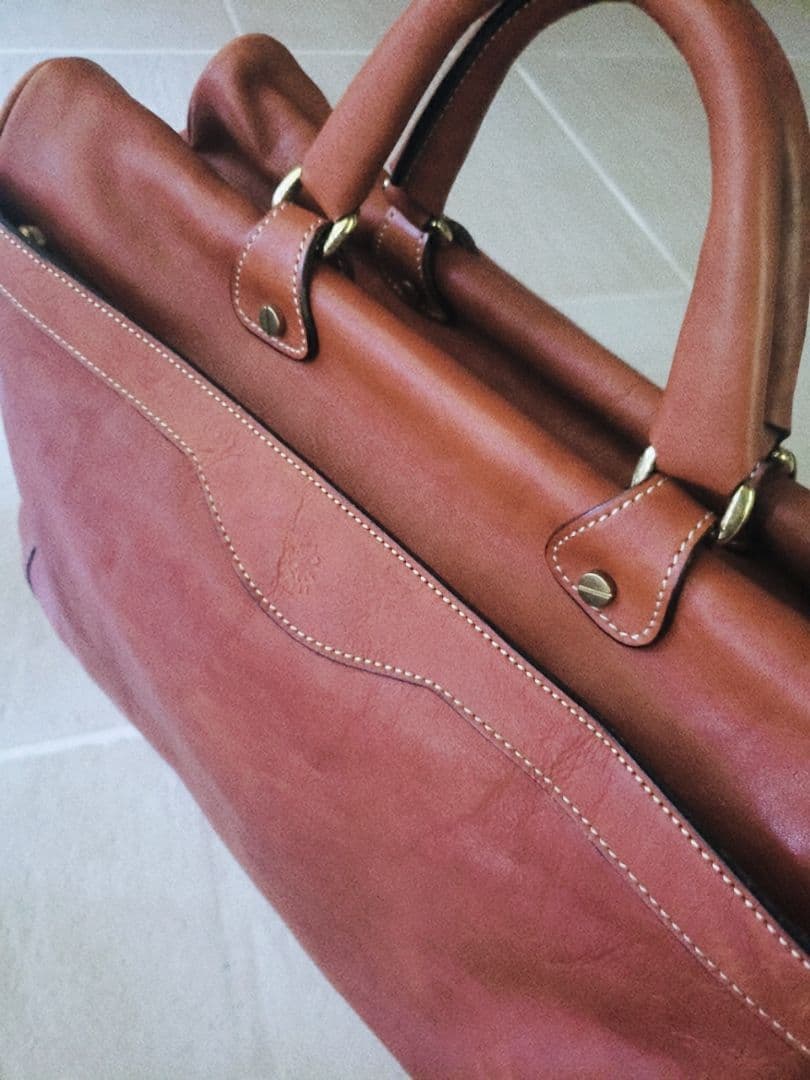 ★美品★　INDEED　インディード　レザー　ボストンバッグ　OPTIMA