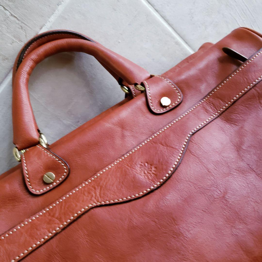 ★美品★　INDEED　インディード　レザー　ボストンバッグ　OPTIMA