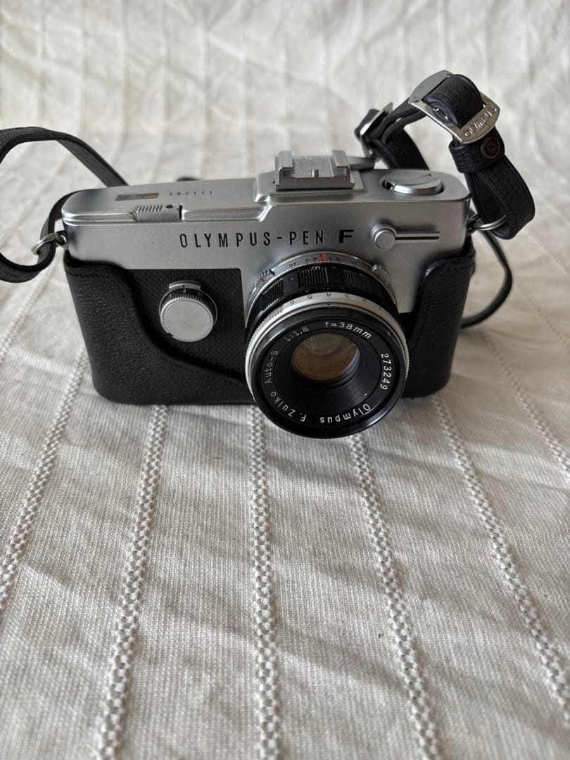 Olympus Pen F ハーフカメラ シャッター動作OK ケース付き