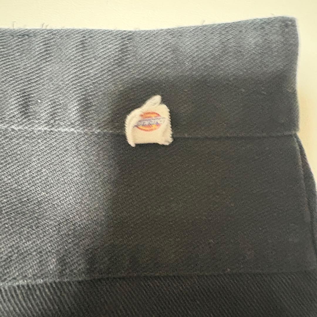 70s チビタグ ディッキーズ フレア パンツ ブラック ツイル