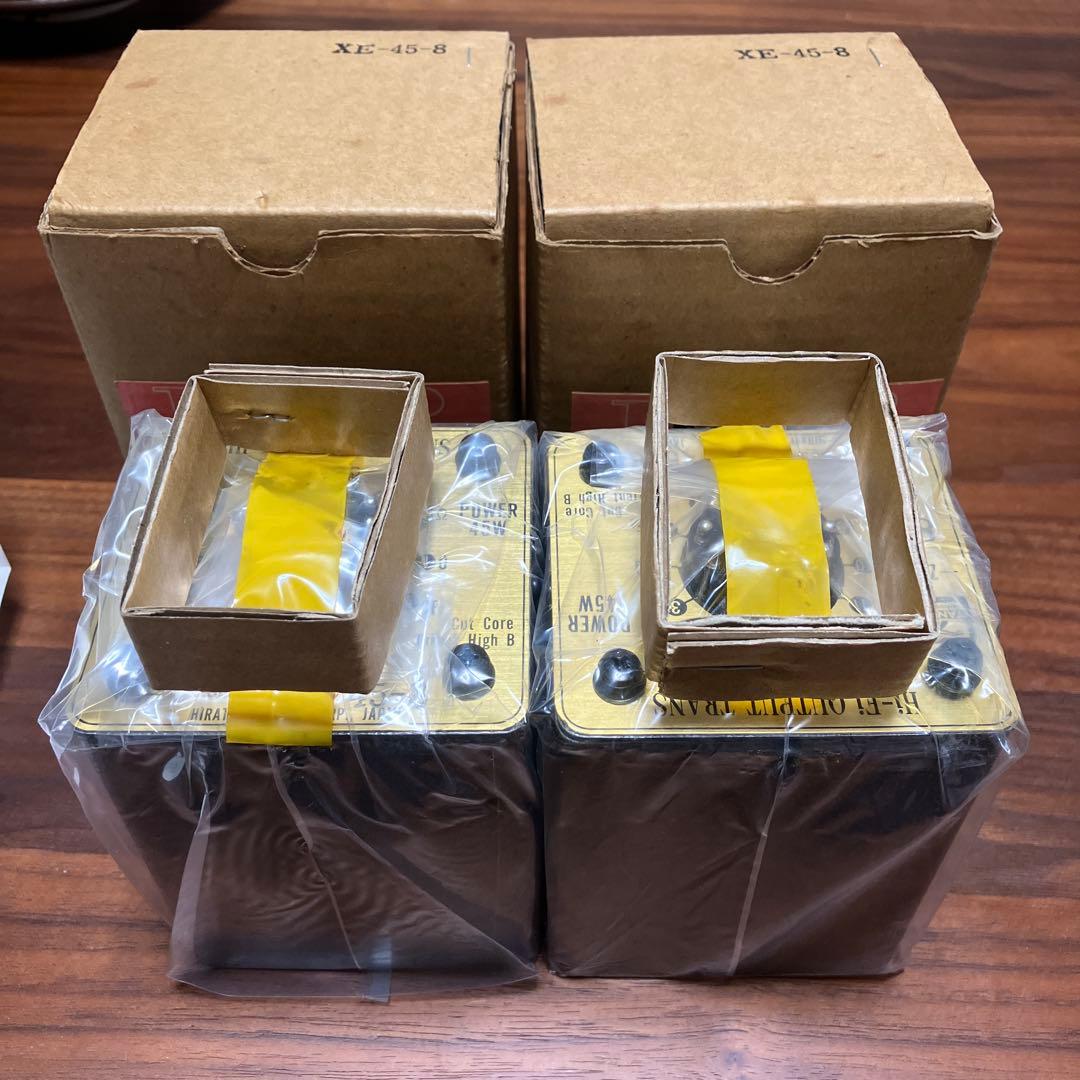 TANGO XE‑45‑8 金色ペア 出力トランス 説明書・グラフ付