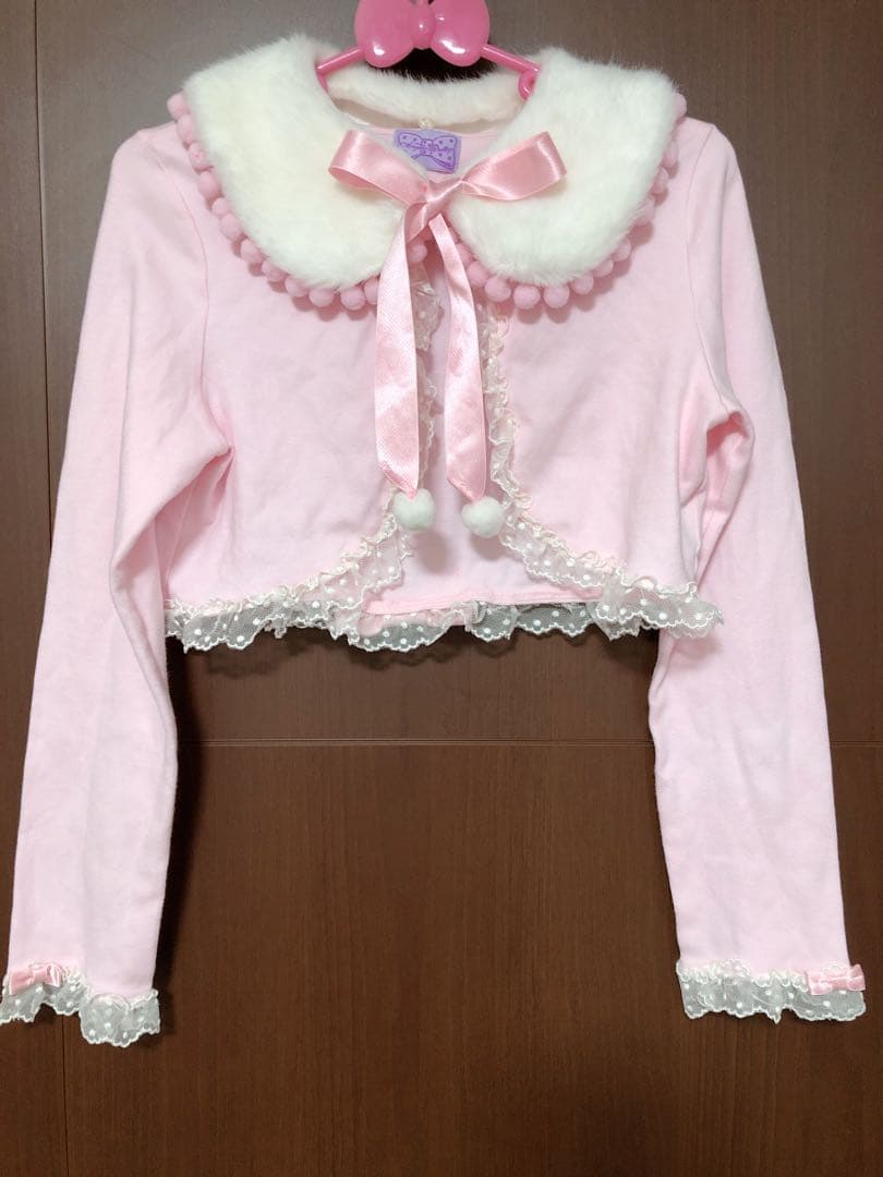 Angelic Pretty♡長袖ボレロ♡取り外し可能ファー付き