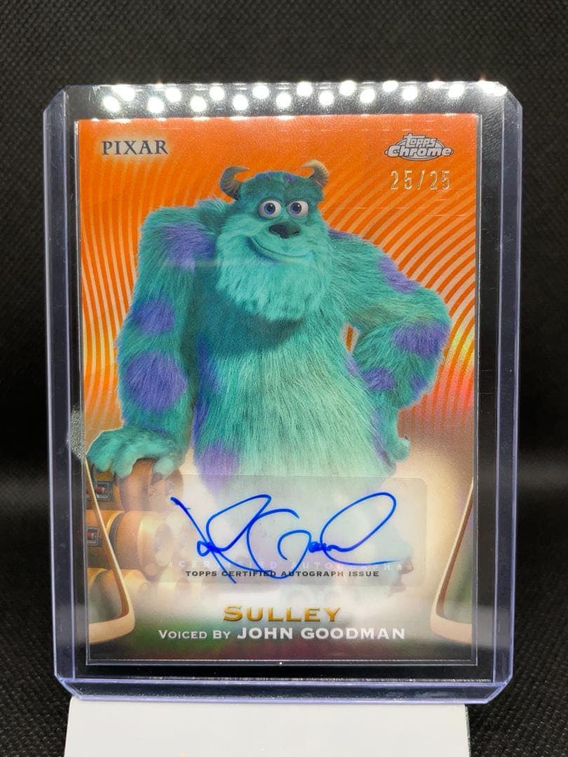 SULLEY /25 Autograph／Topps Chrome Disney