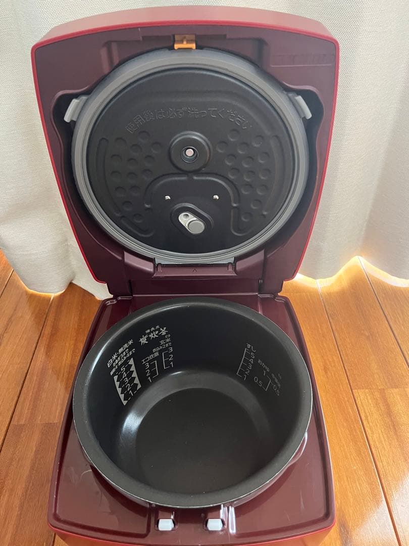 三菱 IH 炊飯器 5.5合炊き NJ-XE10E7-R 本炭釜 2019年製