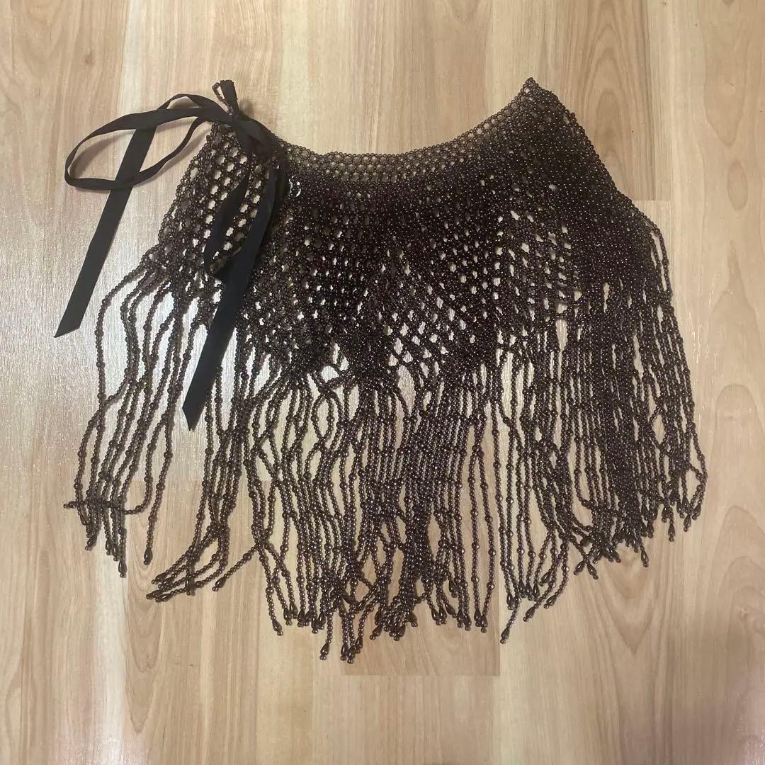 chikakisada ビーズラップスカート