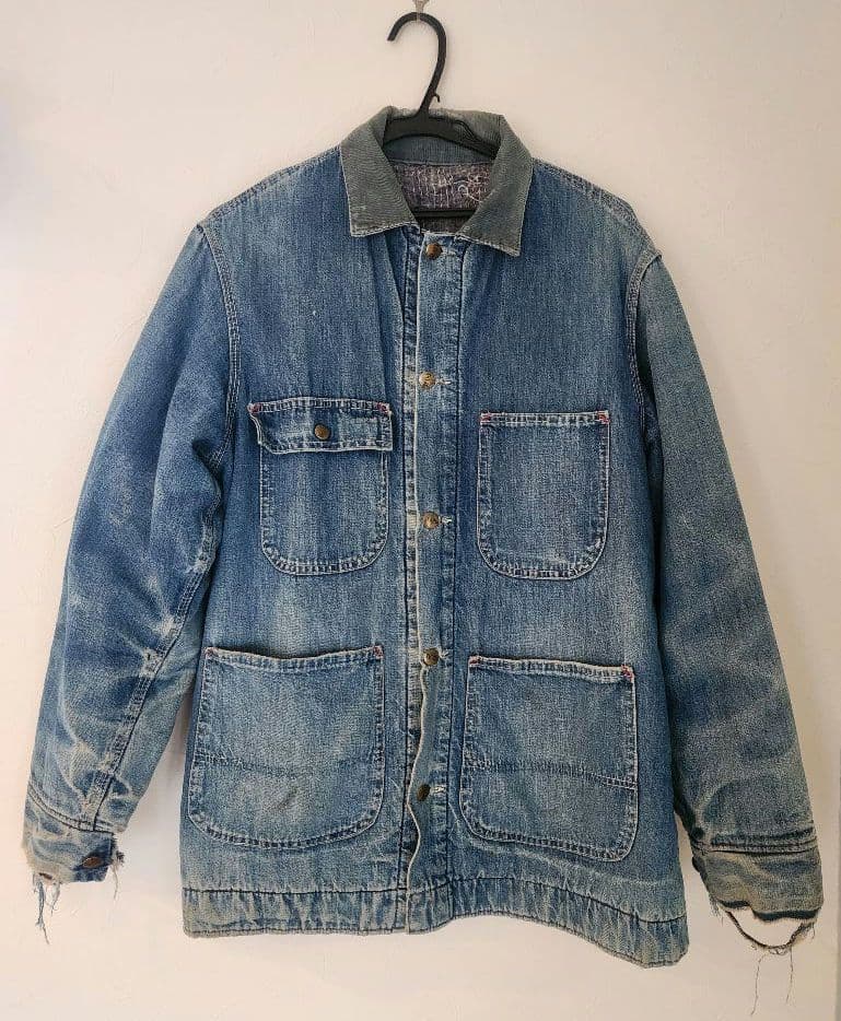 シアーズ SEARS デニムカバーオール Mサイズ 38-40