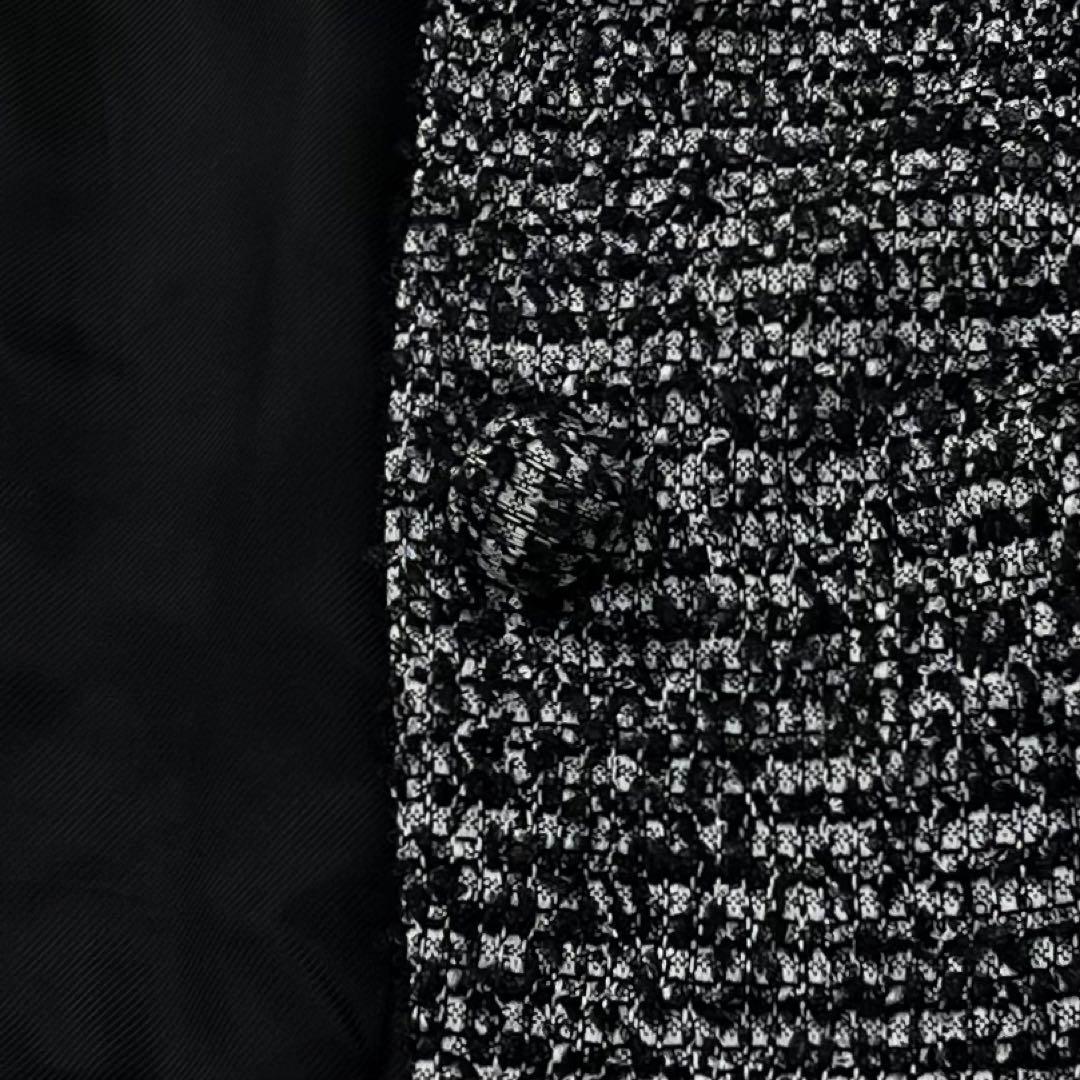 美品 マックスマーラ ツイード セットアップ スカートスーツ くるみボタン 36