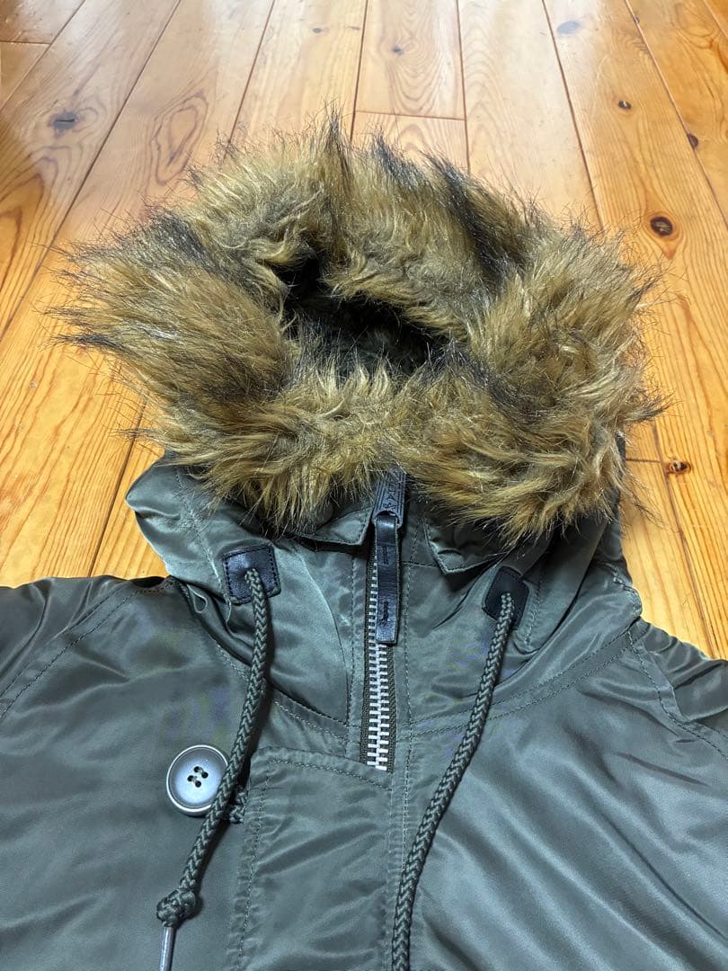 アルファN3Bオリーブグリーン ミリタリージャケットＬサイズ