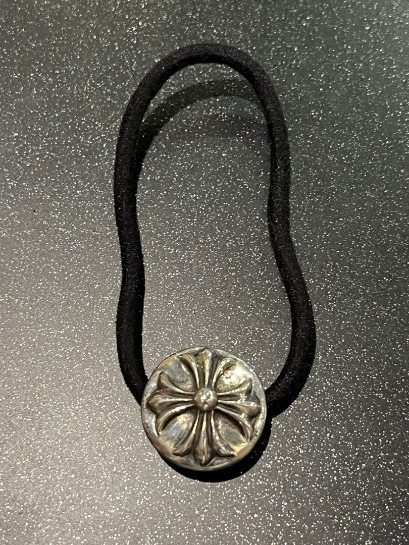 CHROME HEARTS ヘアバンド シルバー925 クロスボール