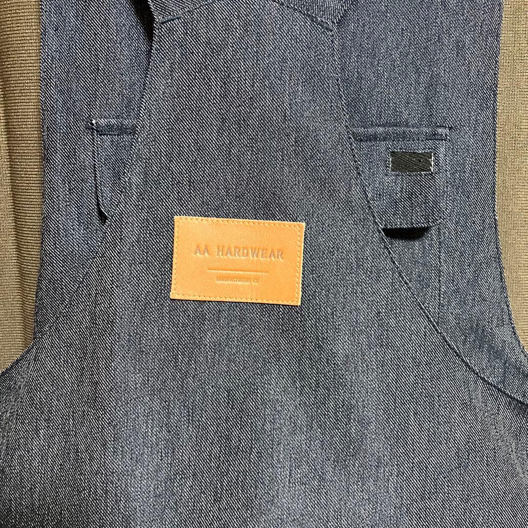 【1回着用】AA HARD WEARスノーボードウェア　デニムオーバーオールM