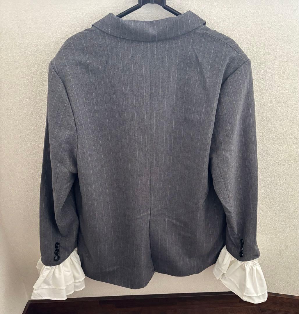 Chico【yuzuコラボ企画】取外し可 / 袖フリルオーバージャケット