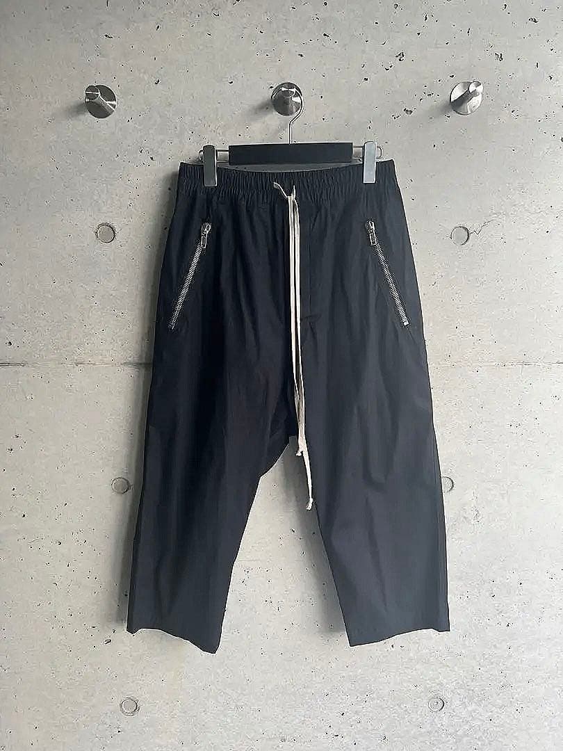 Rick Owens 20SS クロップドドローストリングパンツ ブラック