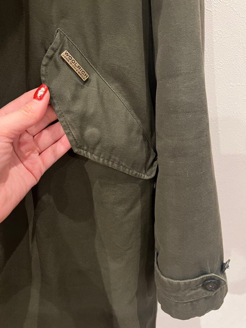 正月SALE【極美品レア】WOOLRICH モッズコート オリーブグリーン