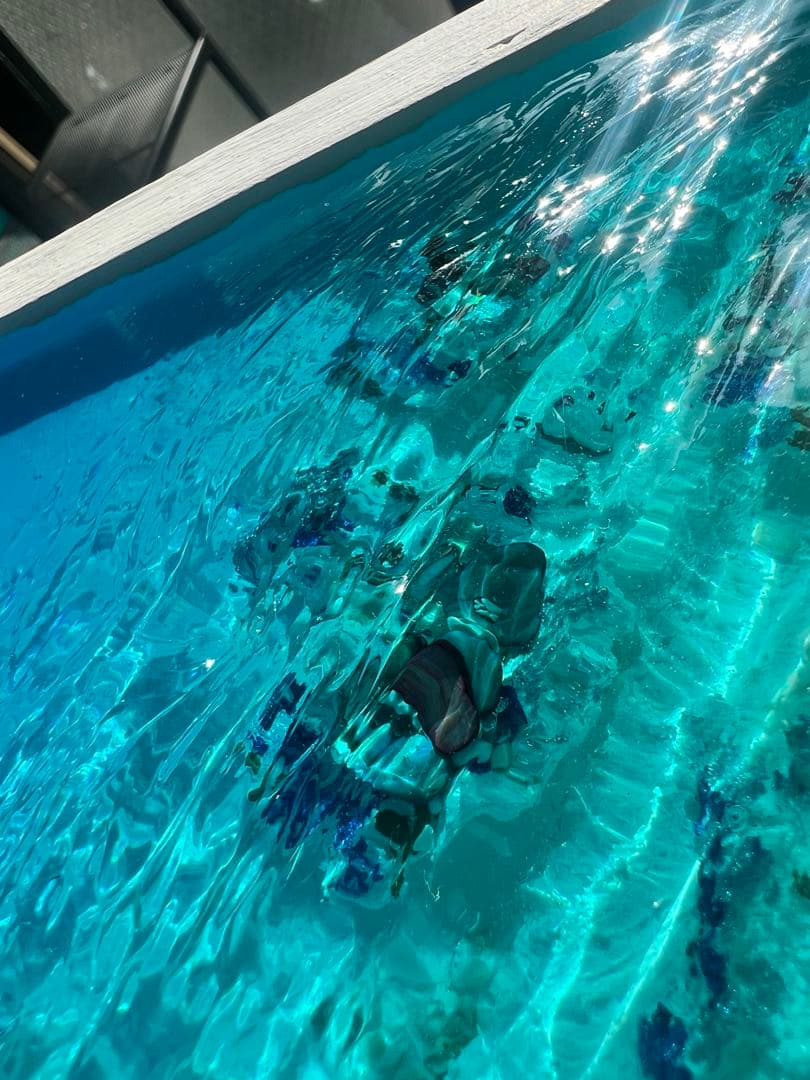 【レジンアート】波紋アート／B4size／アートパネル／壁掛け可能