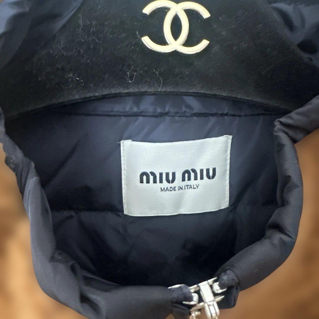 Miu Miu ボアジップアップベスト