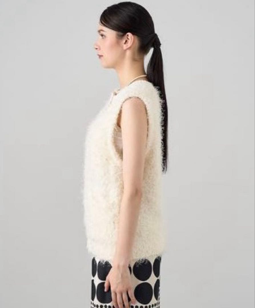 ここ【未使用品】ANAYIアナイ　ペーパーフェザーモールジレ　２点