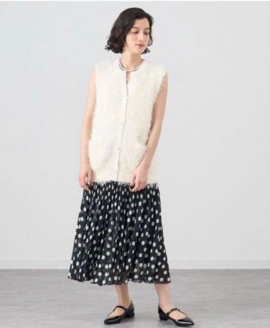 ここ【未使用品】ANAYIアナイ　ペーパーフェザーモールジレ　２点