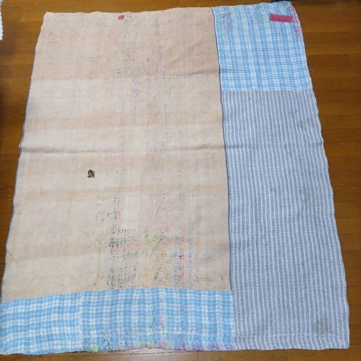 インド製ラリーキルト / カンタキルト / 厚手 マルチカバー146×186