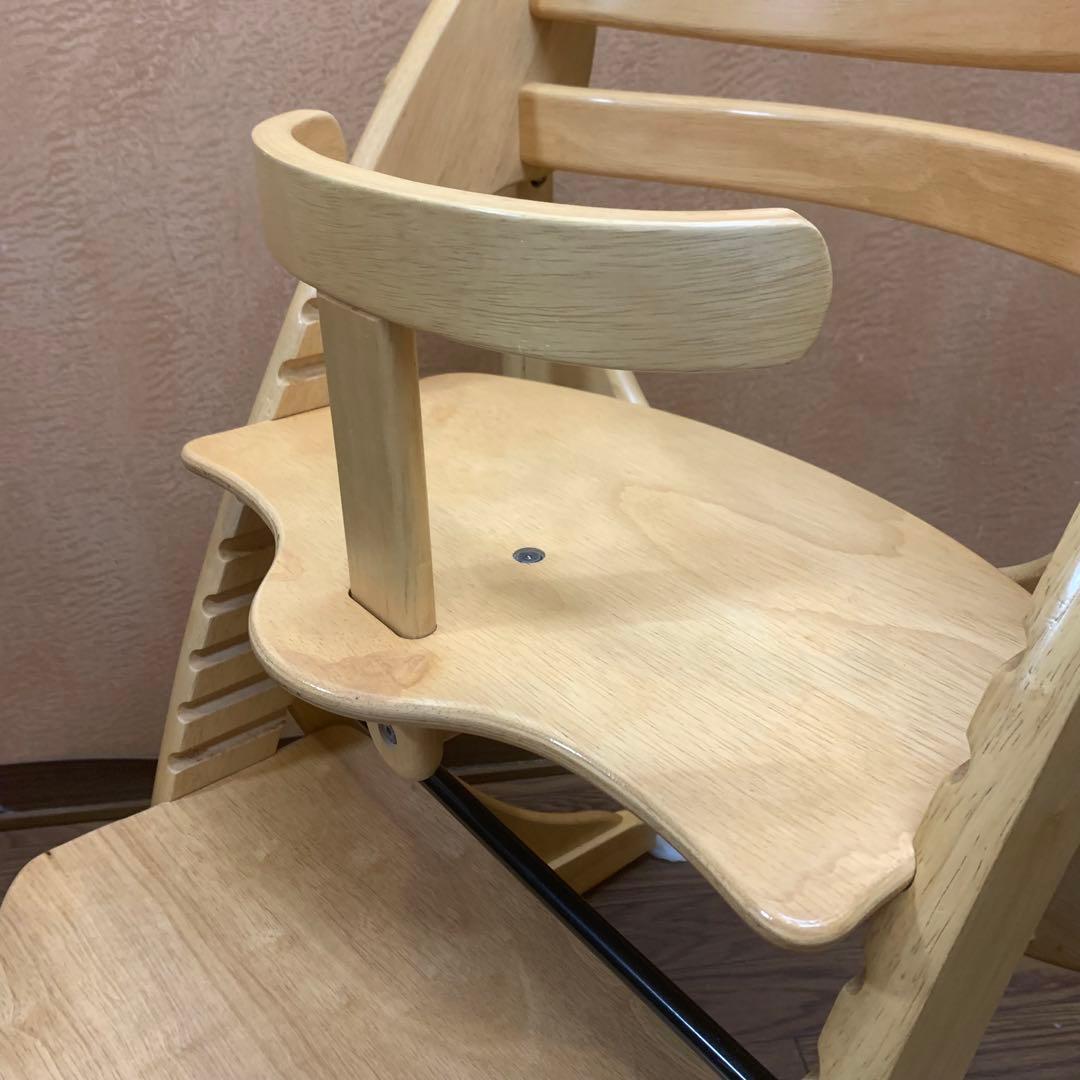 ☆良品☆【大和屋】すくすくチェア ハイチェア テーブル&ガード付き