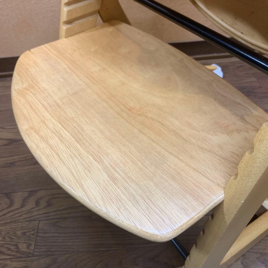 ☆良品☆【大和屋】すくすくチェア ハイチェア テーブル&ガード付き