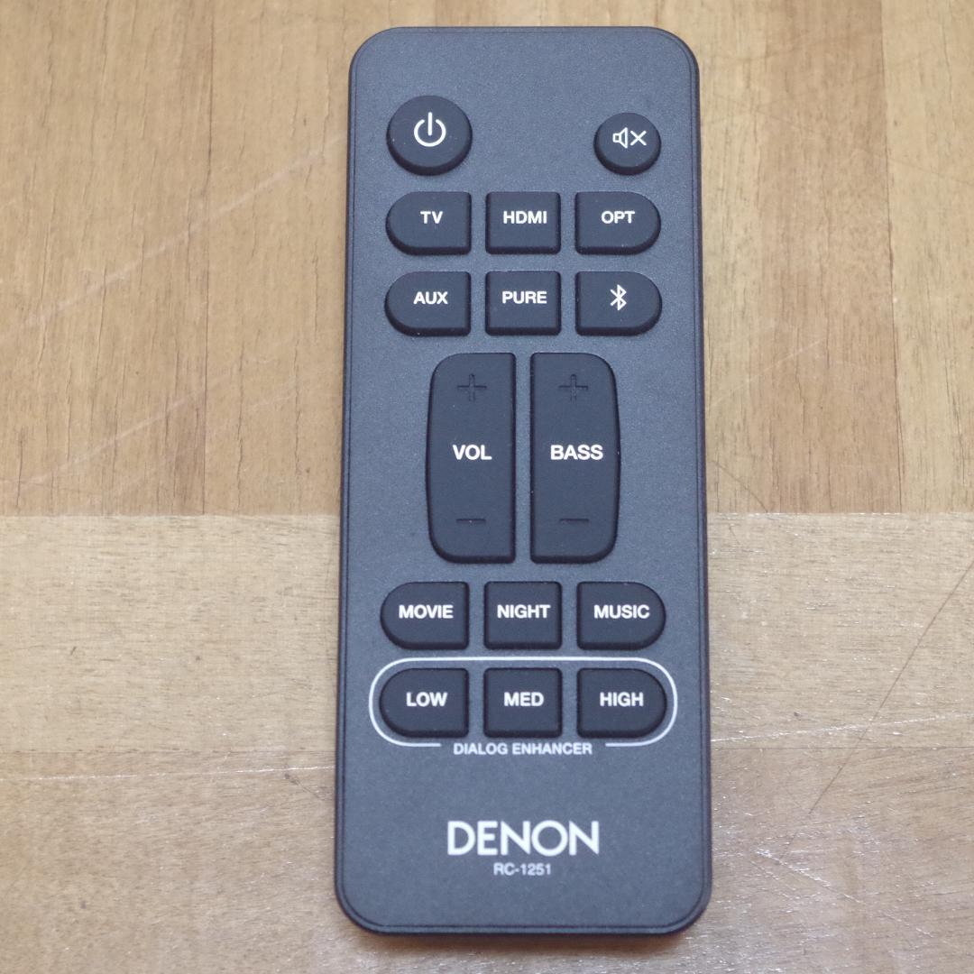 大人気シリーズ！DENON 高音質サウンドバー DHT-S217 2022年製！