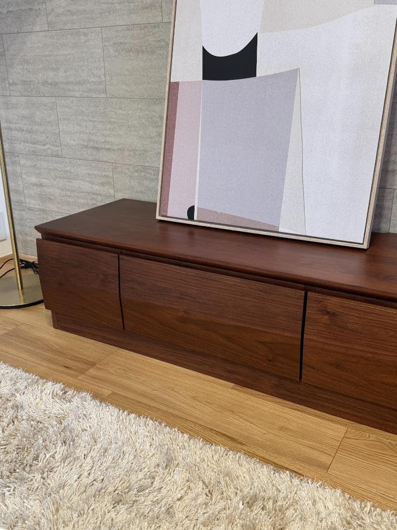 モデル展示 未使用品 TVボード 関家具 ガルマ　W1600