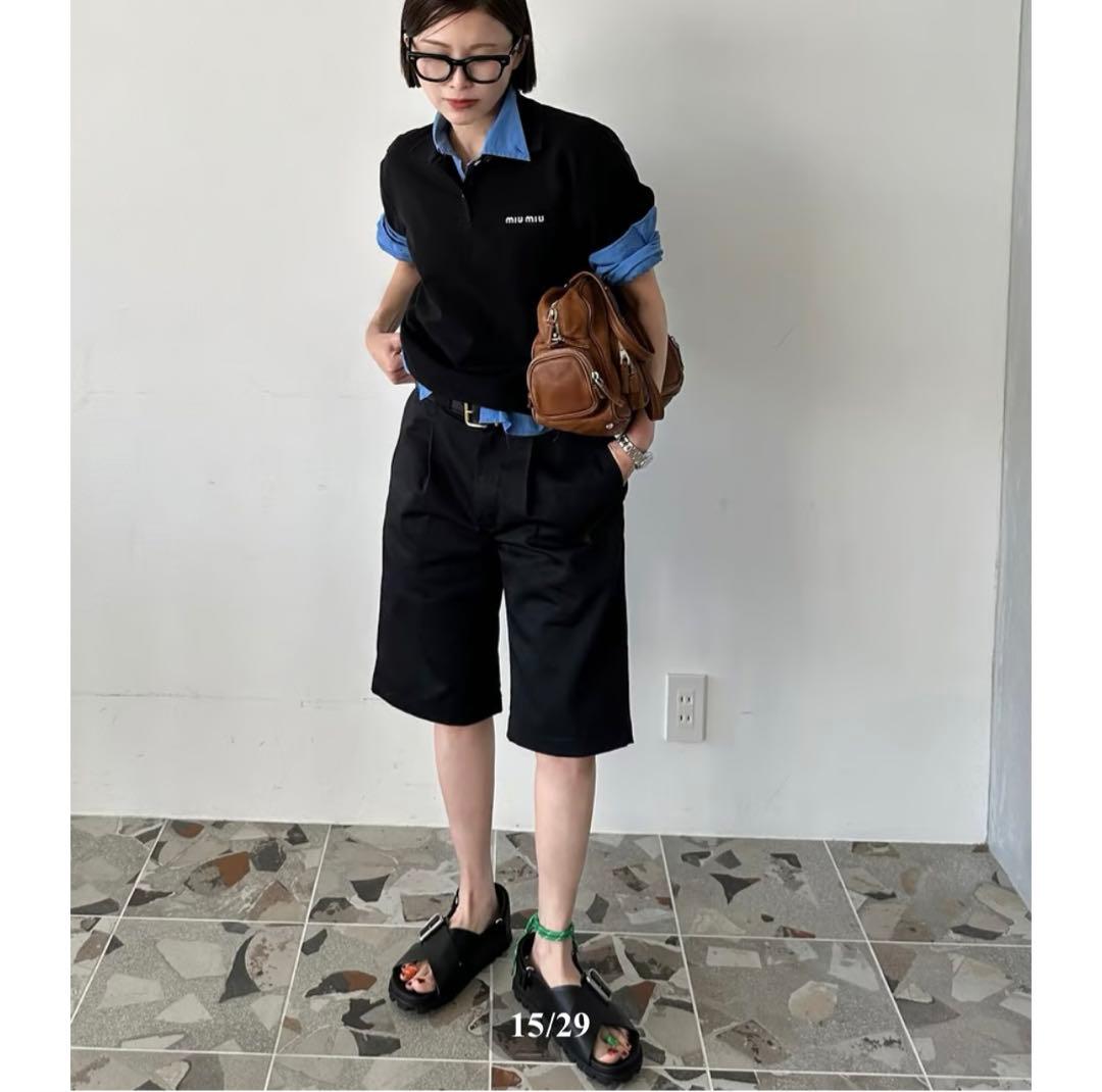 美品☆【ok.soon×dickies】chino half pants