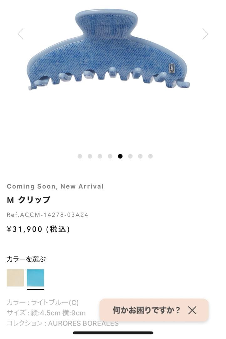 アレクサンドルドゥパリ　ALEXANDRE DE PARIS Mクリップ