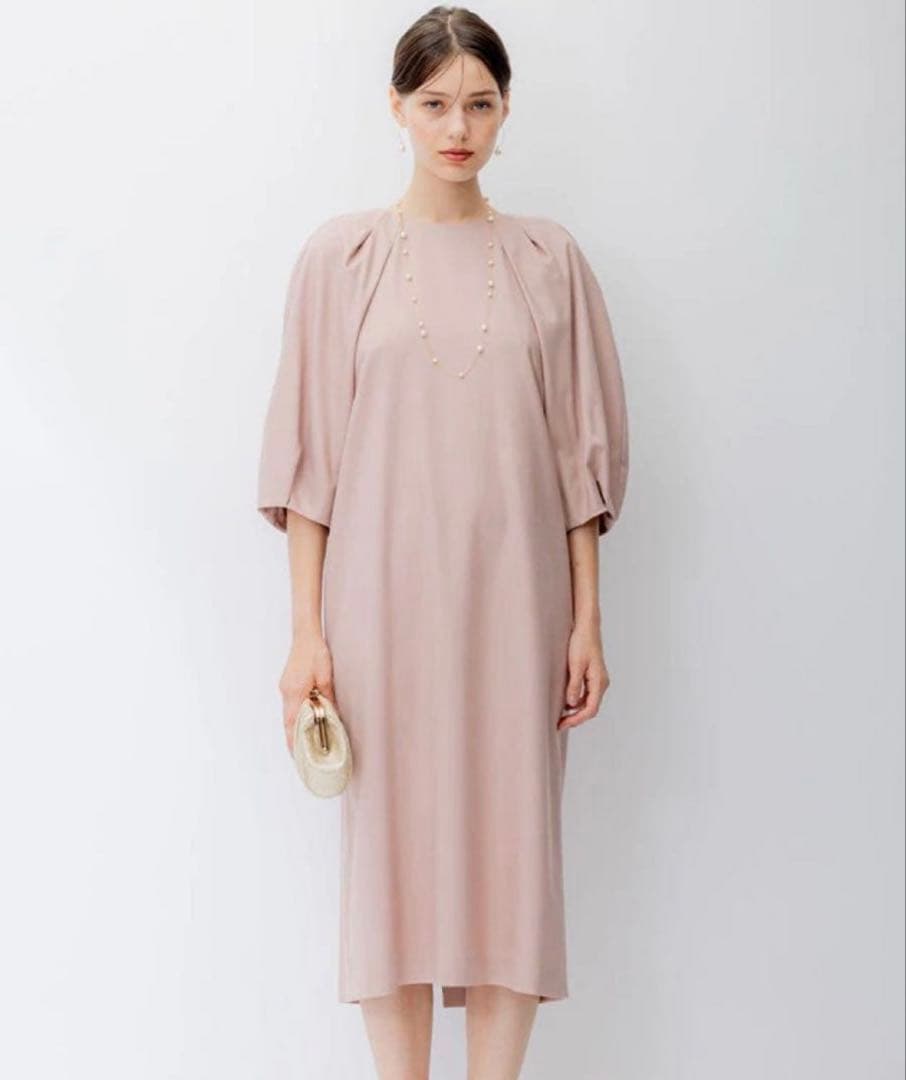 23区 大きいサイズ ボリュームスリーブドレス 結婚式 オケージョン