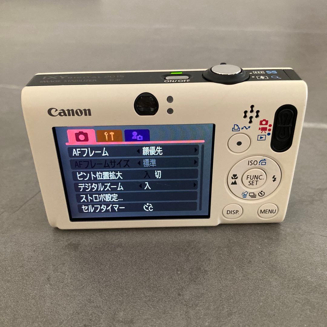 【Canon】IXY DIGITAL20IS コンパクトデジタルカメラ ホワイト