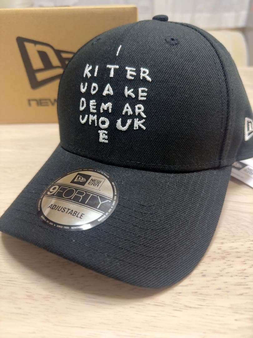 New Era 9FORTY ブラックキャップ 明石家さんまコラボ