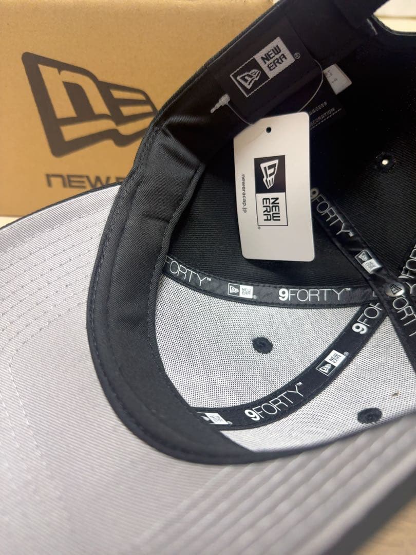 New Era 9FORTY ブラックキャップ 明石家さんまコラボ