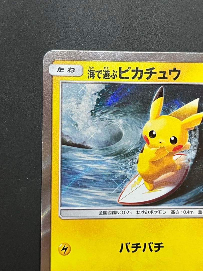 海で遊ぶピカチュウ：My251ポケモンセンター真夏のピカピカ大作戦