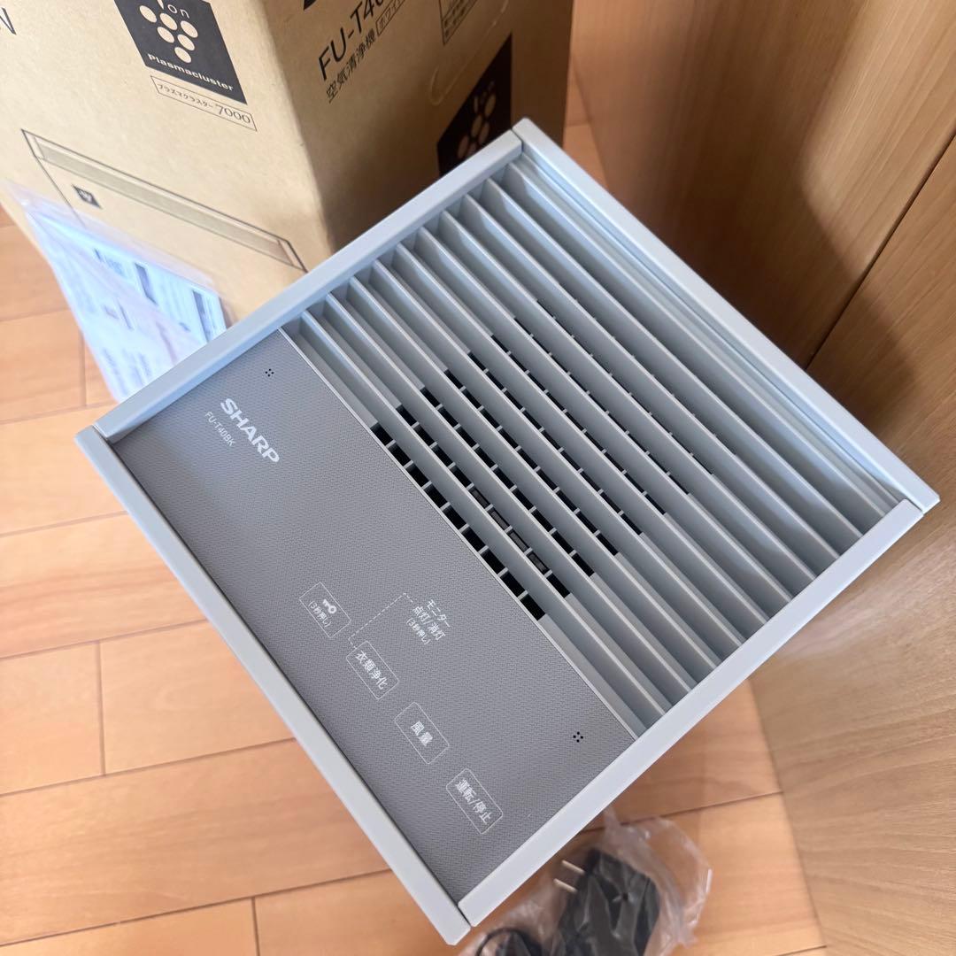 【新品未使用✨】SHARP FU-T40BK-W 空気清浄機　ホワイト系
