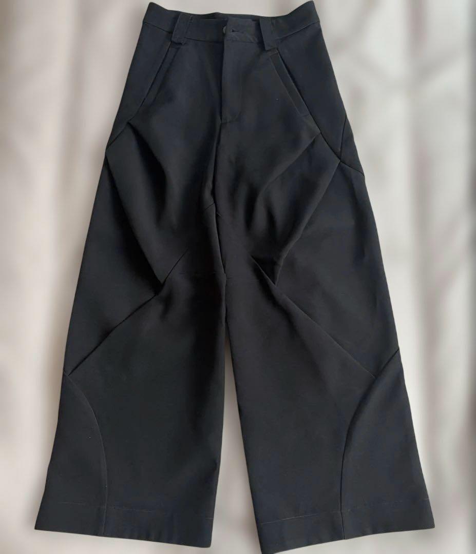 BAOVICTO 変形ワイドスラックス black