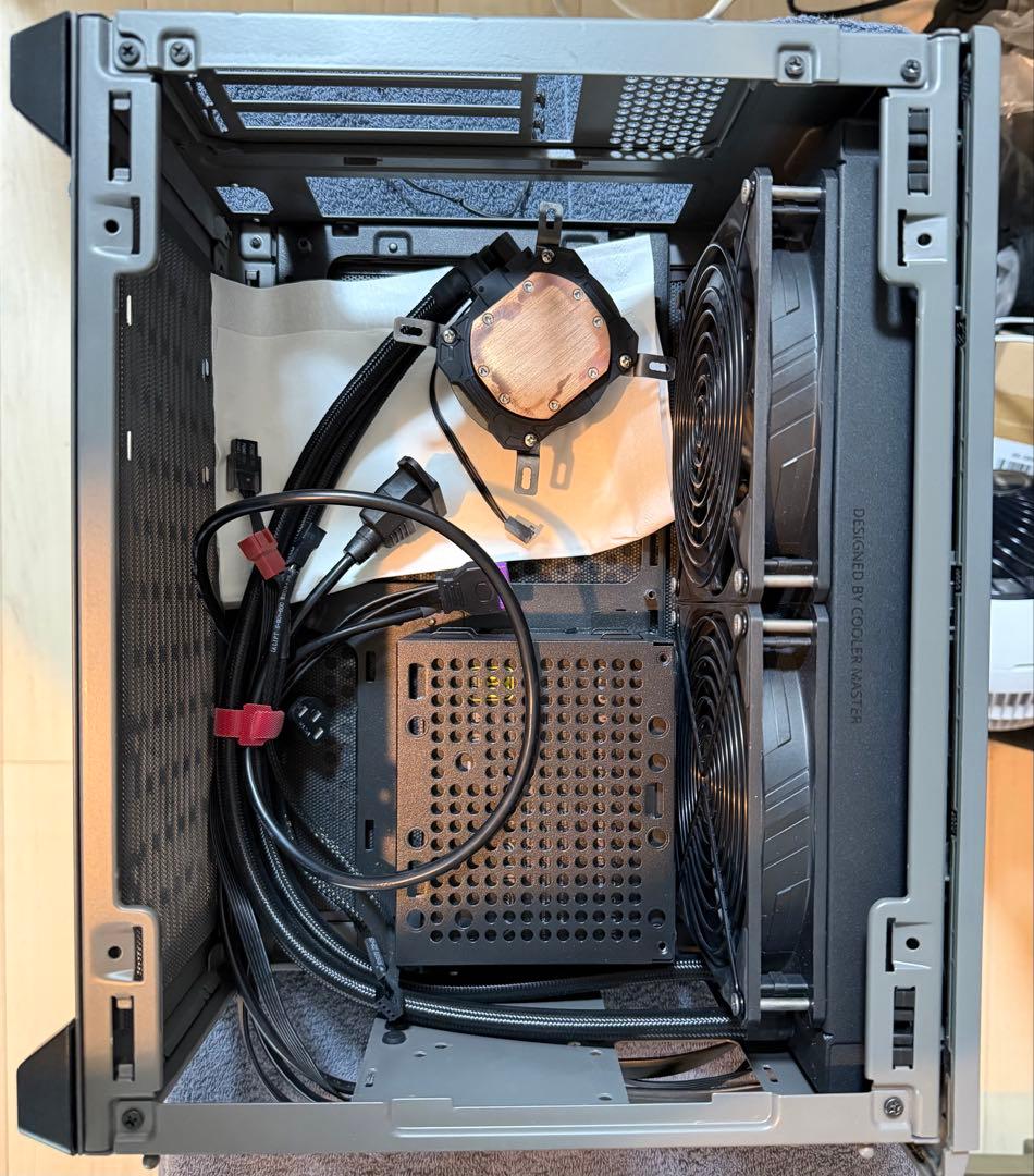 Cooler Master NR200P MAX PCケース 水冷 電源付き