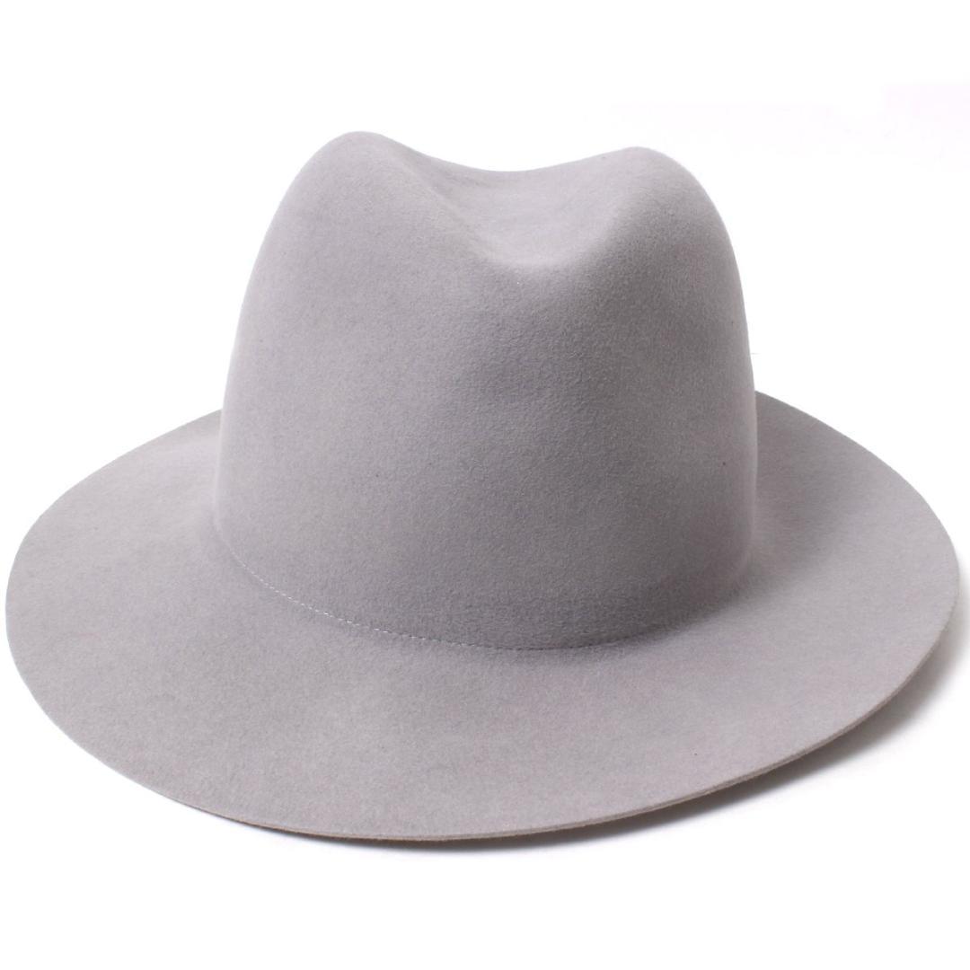 KIJIMA TAKAYUKI BEAVER HAIR FELT HAT グレー