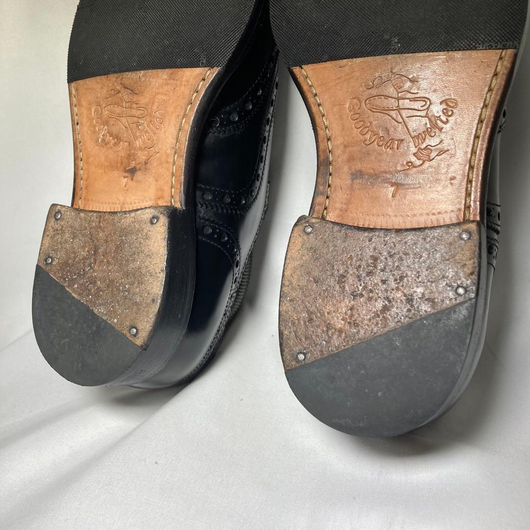 美品　Jalan Sriwijaya EDWARD 革靴 ウィングチップ 7