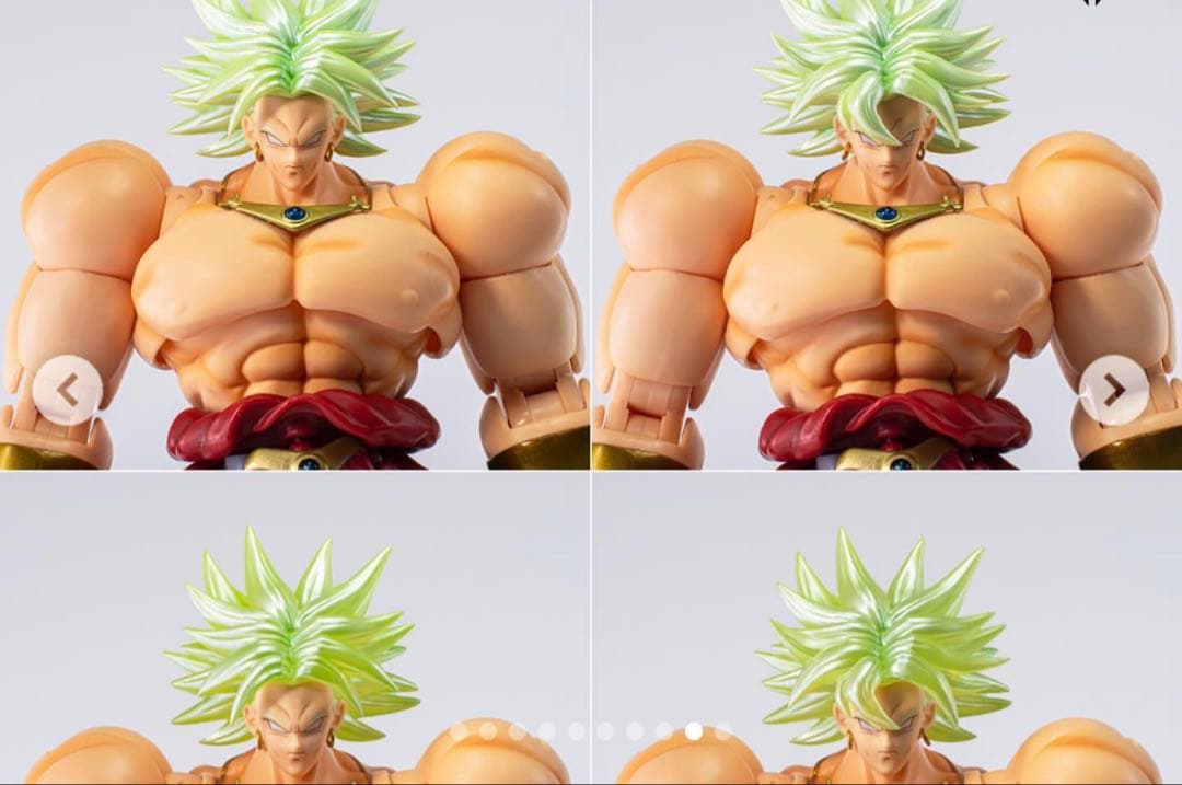 ブロリー カスタムヘッドパーツセット+ブロリー 素体　ドラゴンボール