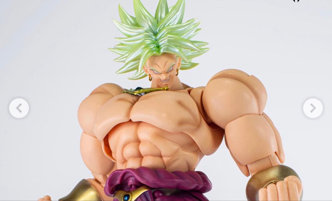 ブロリー カスタムヘッドパーツセット+ブロリー 素体　ドラゴンボール