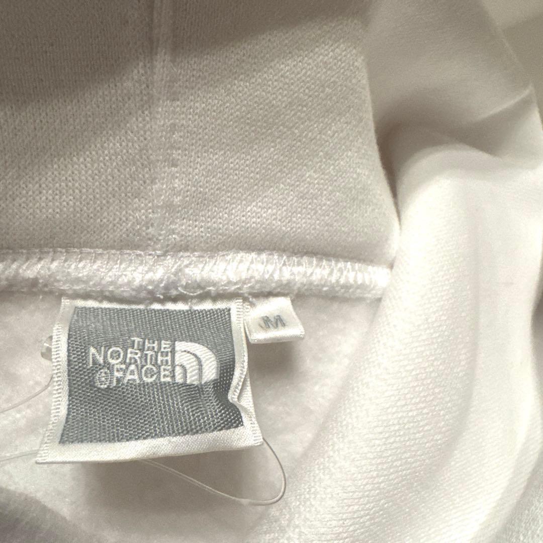 ぺこりん様THE NORTH FACE ホワイト フード付きパーカー Mサイズ