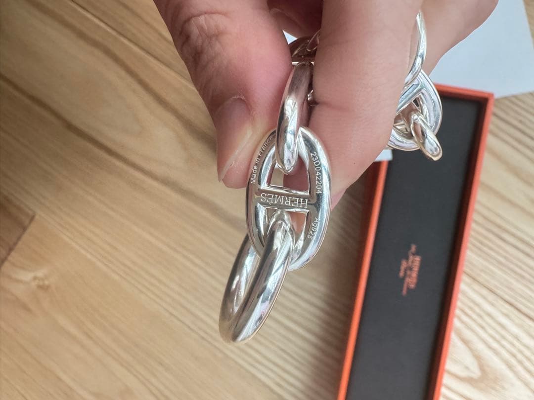 エルメス　シェーヌダンクルブレスレット11コマ