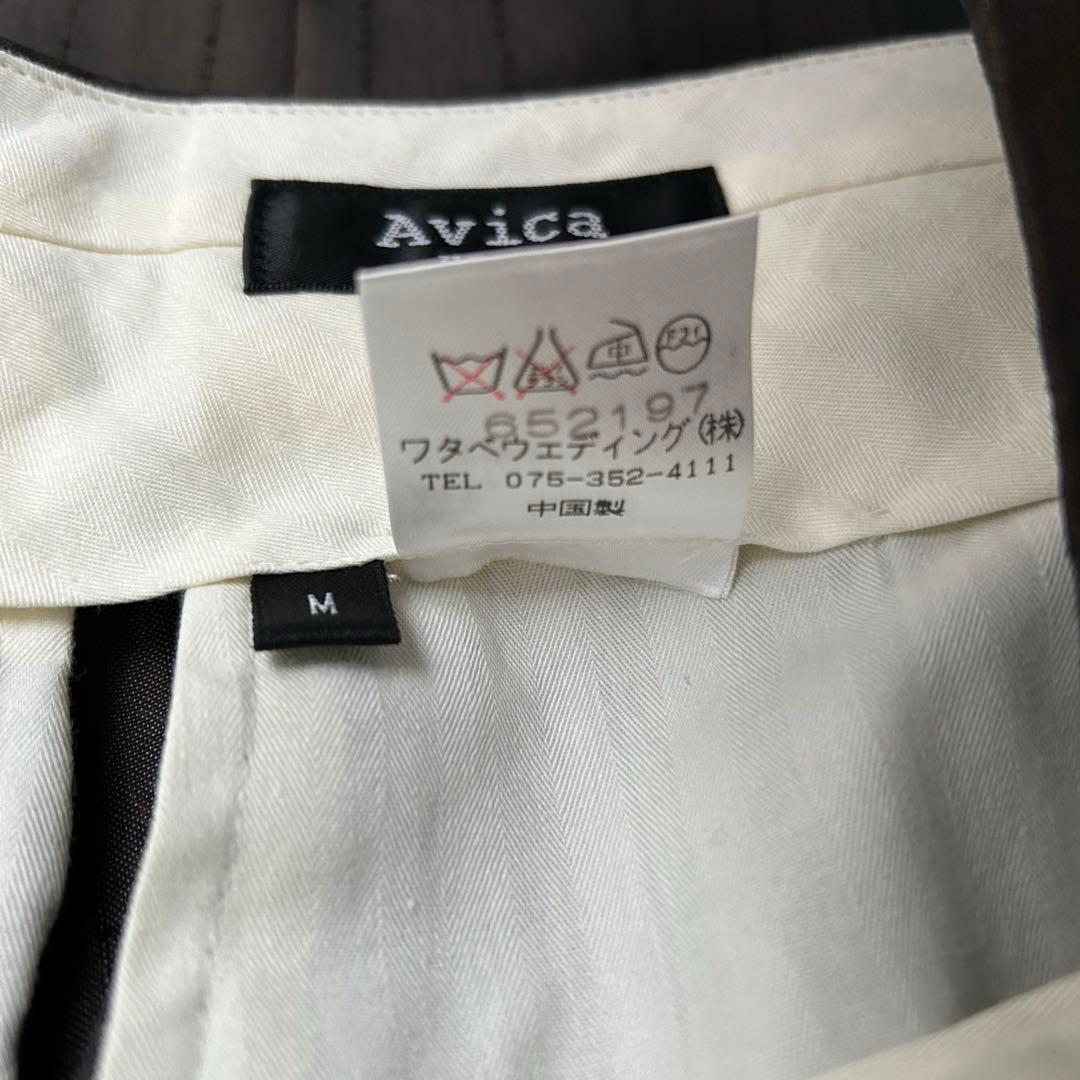 【美品】結婚式　メンズ　タキシード(ブラウン)、上下＋ベスト3点　小物セット無し