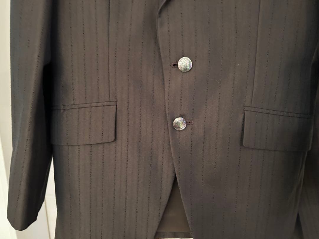 【美品】結婚式　メンズ　タキシード(ブラウン)、上下＋ベスト3点　小物セット無し