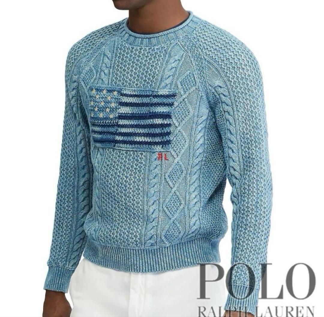 Polo Ralph Lauren フラグニットXS インディゴ