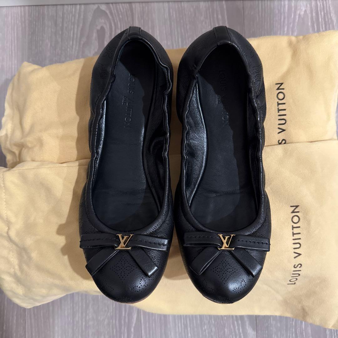 ルイヴィトン　フラットシューズ　ブラック　 37サイズ