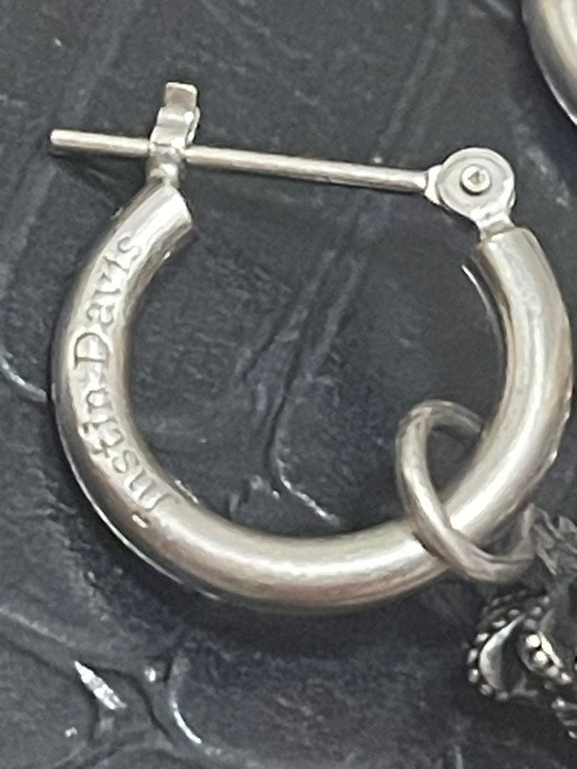 ジャスティンデイビス Justin Davis ピアス スカル 王冠 925